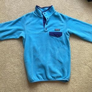 Blue Patagonia Synchilla Pullover